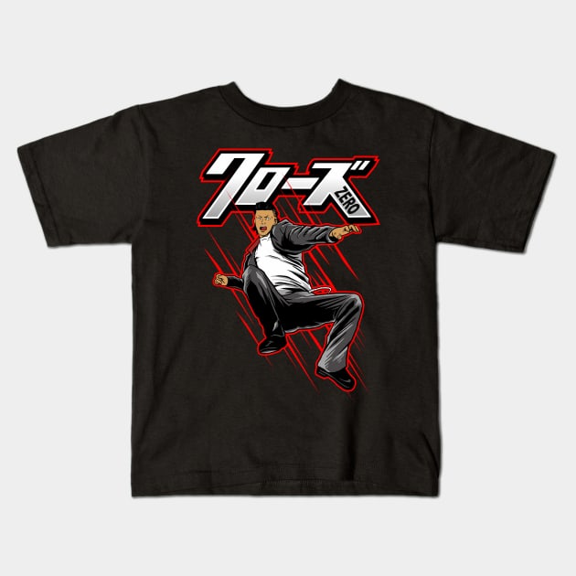 genji kick Kids T-Shirt by spoilerinc